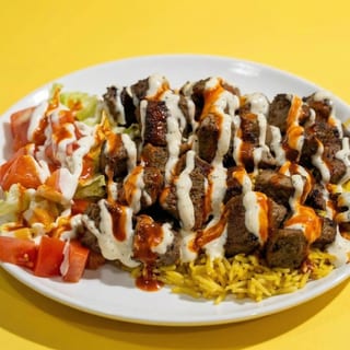 Lamb Over Rice + Small Fries Special